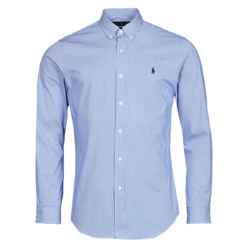 Abbigliamento Uomo Camicie maniche lunghe Polo Ralph Lauren ZSC11B Blu / Bianco / Hairline / Multicolore