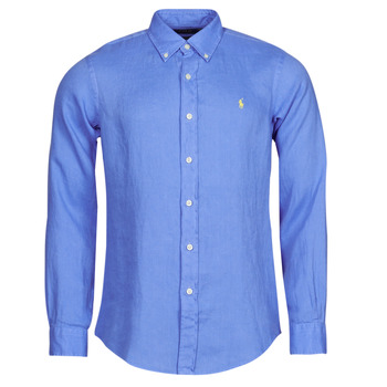 Abbigliamento Uomo Camicie maniche lunghe Polo Ralph Lauren Z221SC19 Blu