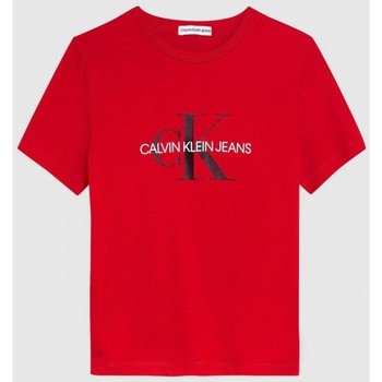 Calvin Klein Jeans IU0IU00068 LOGO T-SHIRT-XND FIERCE RED Rosso
