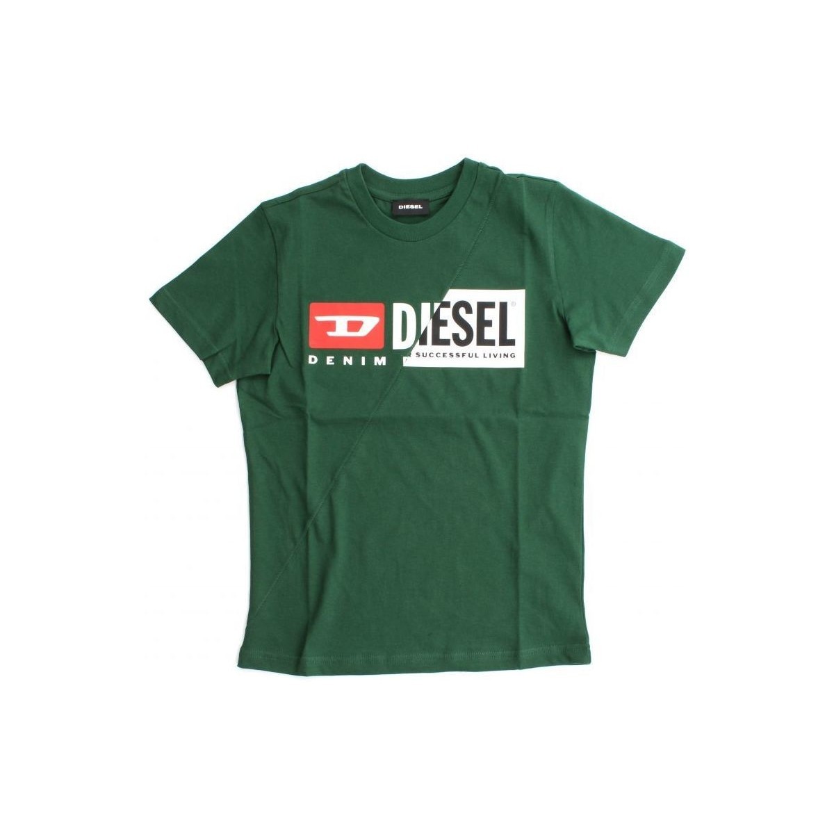 Abbigliamento Unisex bambino T-shirt & Polo Diesel 00J4YH 00YI9 T-DIEGO-K50Q Verde