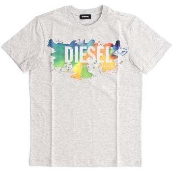Abbigliamento Unisex bambino T-shirt & Polo Diesel J00294 00YI9 TDOSKY-K963 GREY Grigio