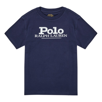 Abbigliamento Bambino T-shirt maniche corte Polo Ralph Lauren SOIMINE Marine