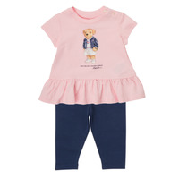 Abbigliamento Bambina Completo Polo Ralph Lauren DOUALITI Multicolore