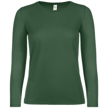 Abbigliamento Donna T-shirts a maniche lunghe B And C TW06T Verde