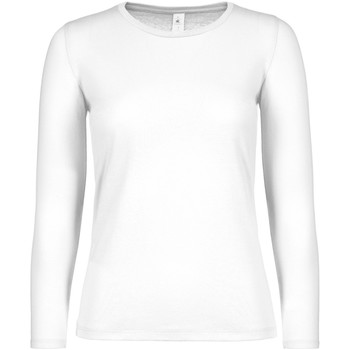 Abbigliamento Donna T-shirts a maniche lunghe B And C TW06T Bianco