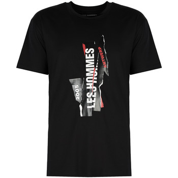 Abbigliamento Uomo T-shirt maniche corte Les Hommes LJT224-710P | Logo Nero
