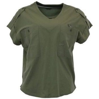 Abbigliamento Donna T-shirt maniche corte Aeronautica Militare TS1883DJ35939 Verde