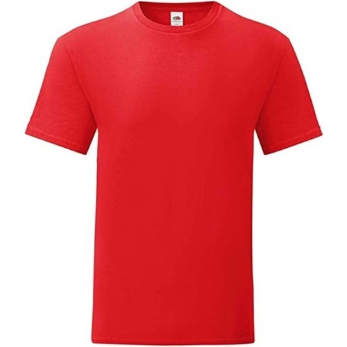 Abbigliamento Uomo T-shirts a maniche lunghe Fruit Of The Loom 61430 Rosso