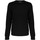 Abbigliamento Uomo Maglioni Les Hommes LJK402-660U | Round Neck Sweater with Pleats Nero