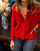 Abbigliamento Donna Gilet / Cardigan Céleste IRIS Rosso