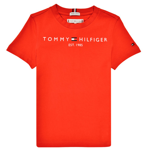 Abbigliamento Unisex bambino T-shirt maniche corte Tommy Hilfiger AIXOU Rosso