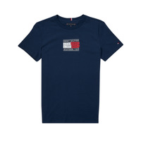 Abbigliamento Bambino T-shirt maniche corte Tommy Hilfiger LIMOUJEA Marine