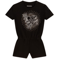 Abbigliamento Bambina Tuta jumpsuit / Salopette Zadig & Voltaire FRUITI Nero