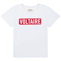 Abbigliamento Bambino T-shirt maniche corte Zadig & Voltaire EPICEE Bianco