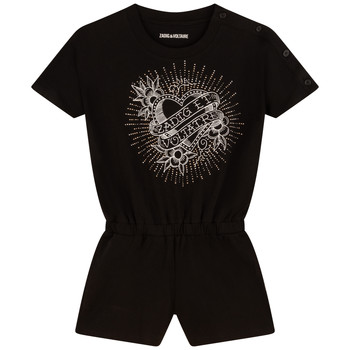 Abbigliamento Bambina Tuta jumpsuit / Salopette Zadig & Voltaire BOCAUXE Nero