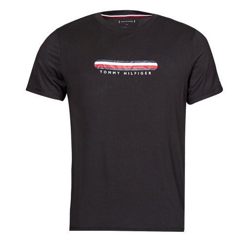 Abbigliamento Uomo T-shirt maniche corte Tommy Hilfiger SS TEE Nero