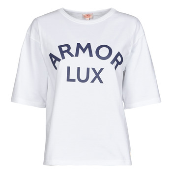 Abbigliamento Donna T-shirt maniche corte Armor Lux MC SERIGRAPHIE Bianco