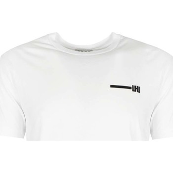 Abbigliamento Uomo T-shirt maniche corte Les Hommes UHT214 700P | Typography T-Shirt Nero