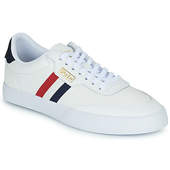 Scarpe Uomo Sneakers basse Polo Ralph Lauren COURT VLC-SNEAKERS-LOW TOP LACE Navy / Cream / Red
