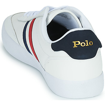 Polo Ralph Lauren COURT VLC-SNEAKERS-LOW TOP LACE Navy / Cream / Red