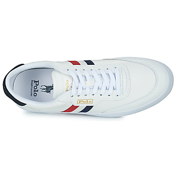 Polo Ralph Lauren COURT VLC-SNEAKERS-LOW TOP LACE Navy / Cream / Red