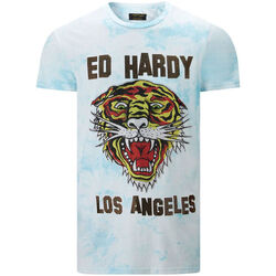 Abbigliamento Uomo T-shirt maniche corte Ed Hardy - Los tigre t-shirt turquesa Blu