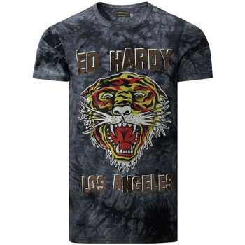 Abbigliamento Uomo T-shirt maniche corte Ed Hardy Los tigre t-shirt black Nero