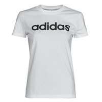 Abbigliamento Donna T-shirt maniche corte Adidas Sportswear LIN T-SHIRT White / Black