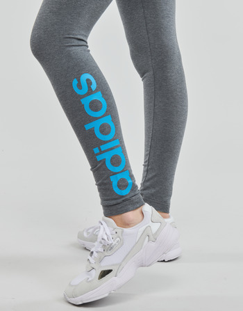 Adidas Sportswear LIN Leggings Nero / Grigio / Heather / App / Sky