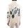 Abbigliamento Donna Maglioni Blugirl Cardigan Con Stampa Floreale Bianco Bianco