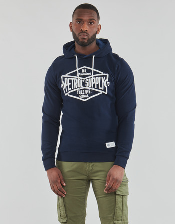 Abbigliamento Uomo Felpe Petrol Industries Sweater Hooded Print Midnight / Navy
