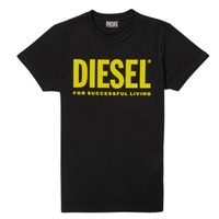 Abbigliamento Unisex bambino T-shirt maniche corte Diesel TJUSTLOGO Nero