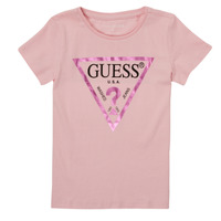 Abbigliamento Bambina T-shirt maniche corte Guess LIO Rosa