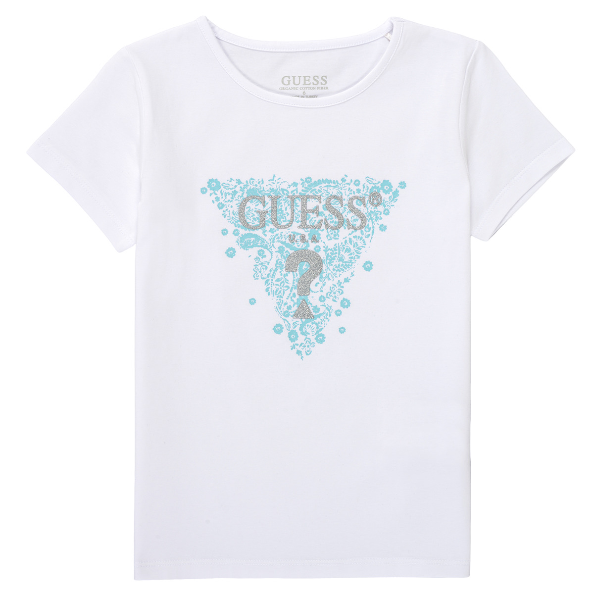 Abbigliamento Bambina T-shirt maniche corte Guess IMOS Bianco