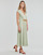 Abbigliamento Donna Abiti lunghi Lauren Ralph Lauren VATRIZIA-SHORT SLEEVE-DAY DRESS Verde / Pale