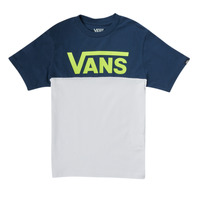 Abbigliamento Bambino T-shirt maniche corte Vans VANS CLASSIC BLOCK SS Marine / Grigio