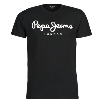 Abbigliamento Uomo T-shirt maniche corte Pepe jeans ORIGINAL STRETCH Nero