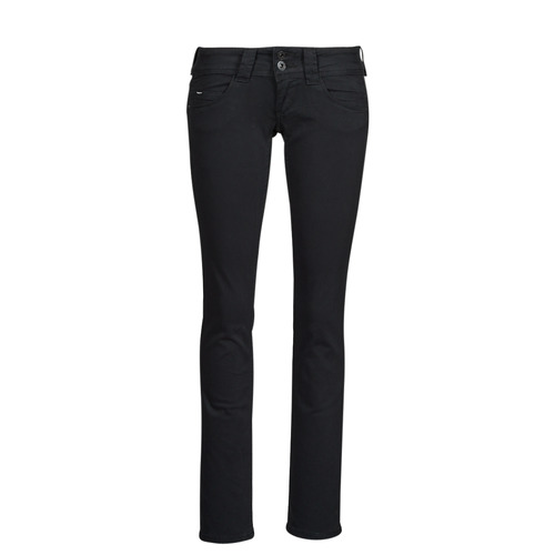 Abbigliamento Donna Pantaloni 5 tasche Pepe jeans VENUS Nero