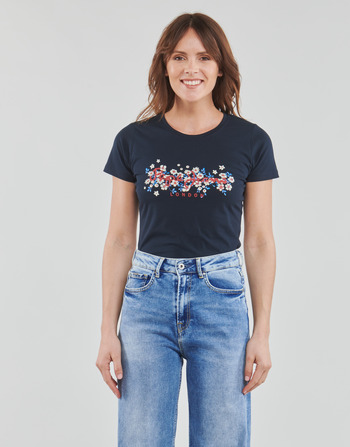 Abbigliamento Donna T-shirt maniche corte Pepe jeans BEGO Marine