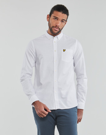 Abbigliamento Uomo Camicie maniche lunghe Lyle & Scott Oxford Shirt Bianco