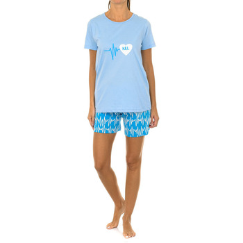 Abbigliamento Donna Pigiami / camicie da notte Kisses&Love KL45135 Blu