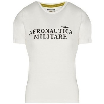 Abbigliamento Donna T-shirt maniche corte Aeronautica Militare TS1914DJ49673004 Bianco