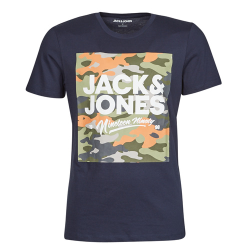 Abbigliamento Uomo T-shirt maniche corte Jack & Jones JJPETE Marine