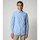 Abbigliamento Uomo Camicie maniche lunghe Napapijri GIREL - NP0A4F848M51-LTG BLUE Blu