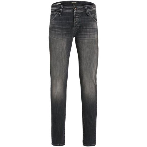 Abbigliamento Uomo Jeans Jack & Jones 12175890 GLEEN-BLACK DENIM Nero
