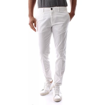 Abbigliamento Uomo Pantaloni 40weft BILLY SS - 5943/7041-40W441 WHITE Bianco