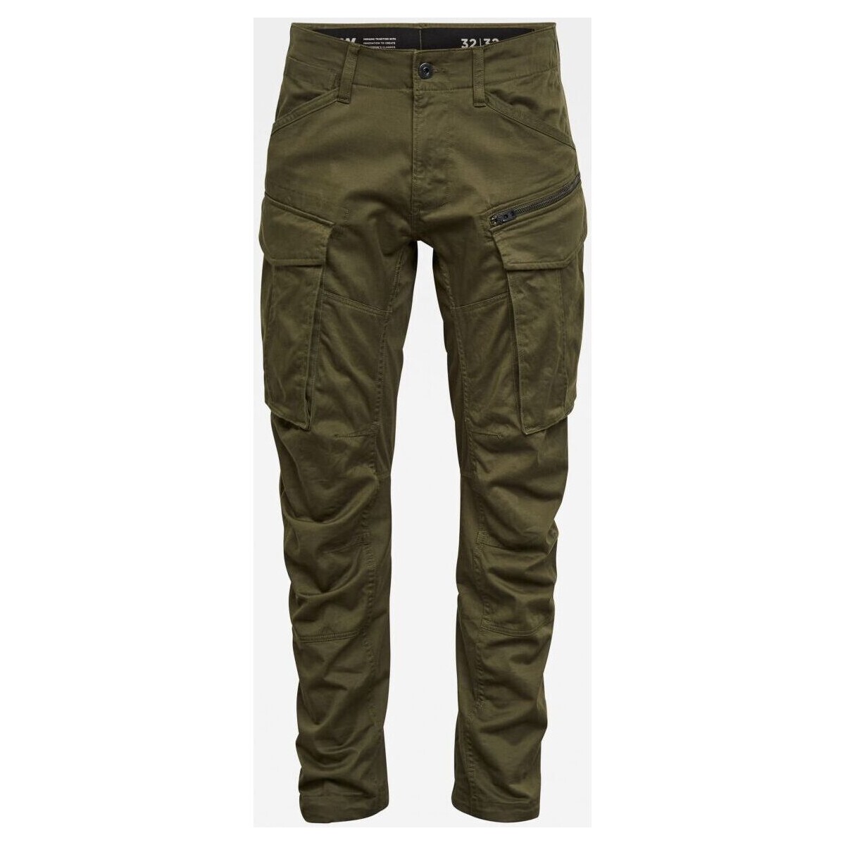 Abbigliamento Uomo Pantaloni G-Star Raw D02190 5126 L.32 ROVIC ZIP-6059 DARK BRONZE GREEN Verde