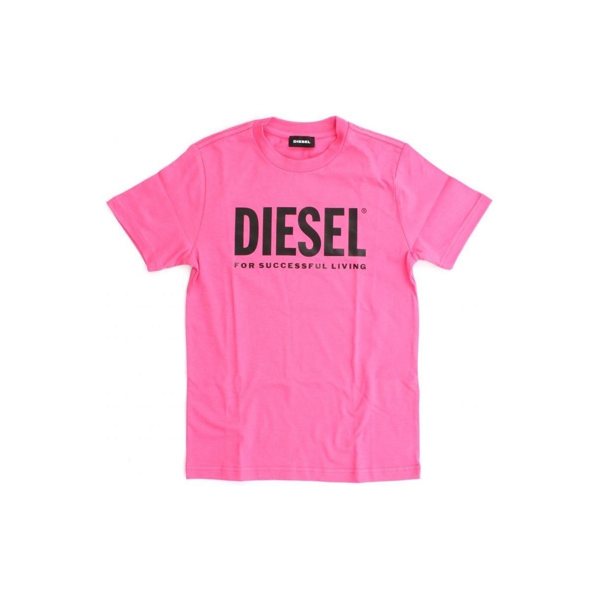 Abbigliamento Unisex bambino T-shirt & Polo Diesel 00J4P6 00YI9 TJUSTLOGO-K369 Rosa