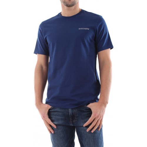 Abbigliamento Uomo T-shirt & Polo Dockers 27406 GRAPHIC TEE-0116 ESTATE BLUE Blu
