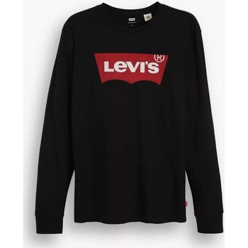 Abbigliamento Uomo T-shirt & Polo Levi's 36015 0013 - LONG SLEEVE TEE-BLACK Nero
